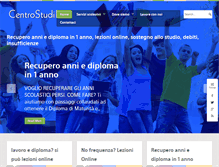 Tablet Screenshot of centrostudifdpavia.it